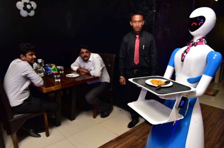 Robot restaurants in India